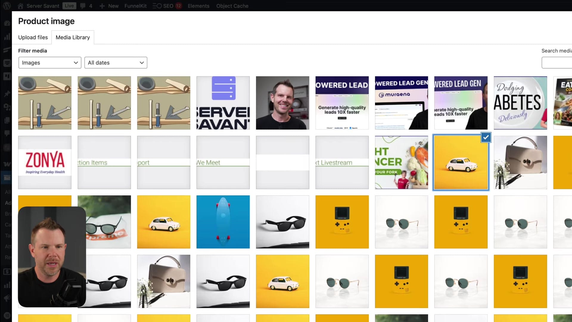 Screenshot: Creating Subscription Products