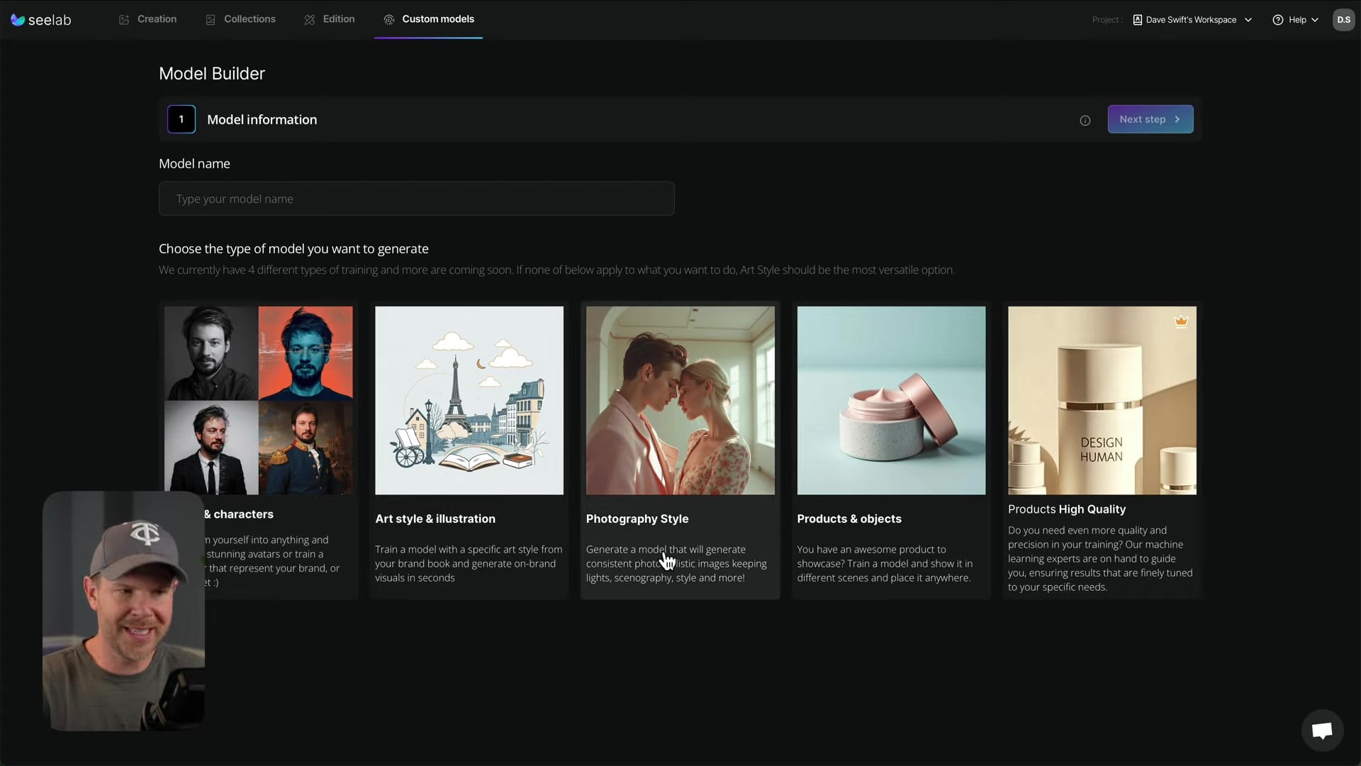 Screenshot: Interface Walkthrough