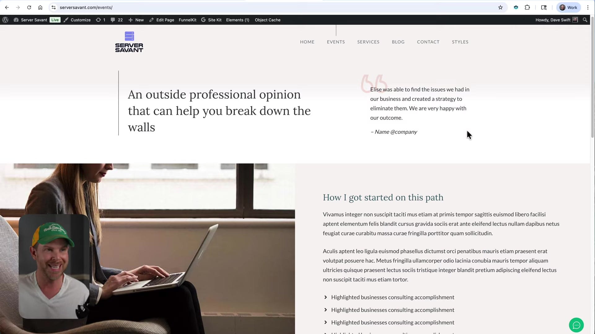 Screenshot: Running A/B Tests