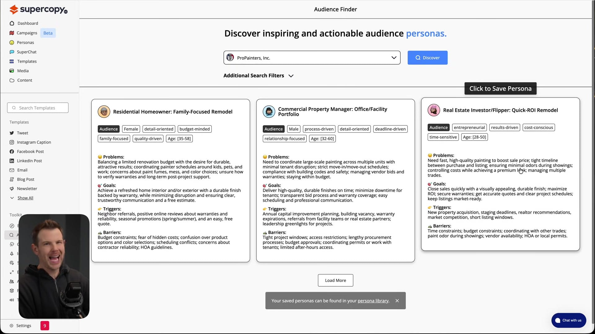 Screenshot: Performance Notes