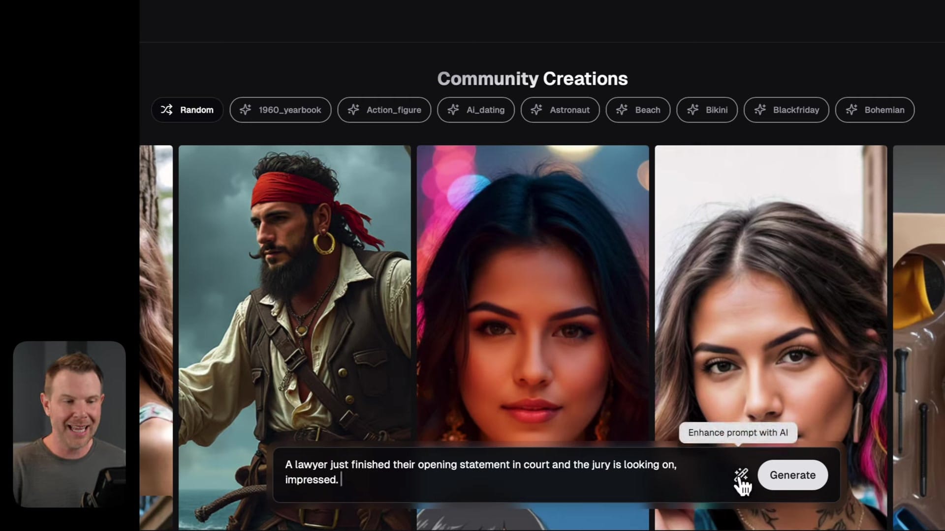 Screenshot: Custom Instructions & AI Enhancement