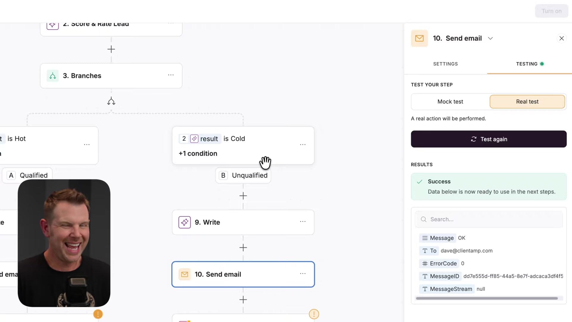 Screenshot: Writing Follow-Up Emails with AI