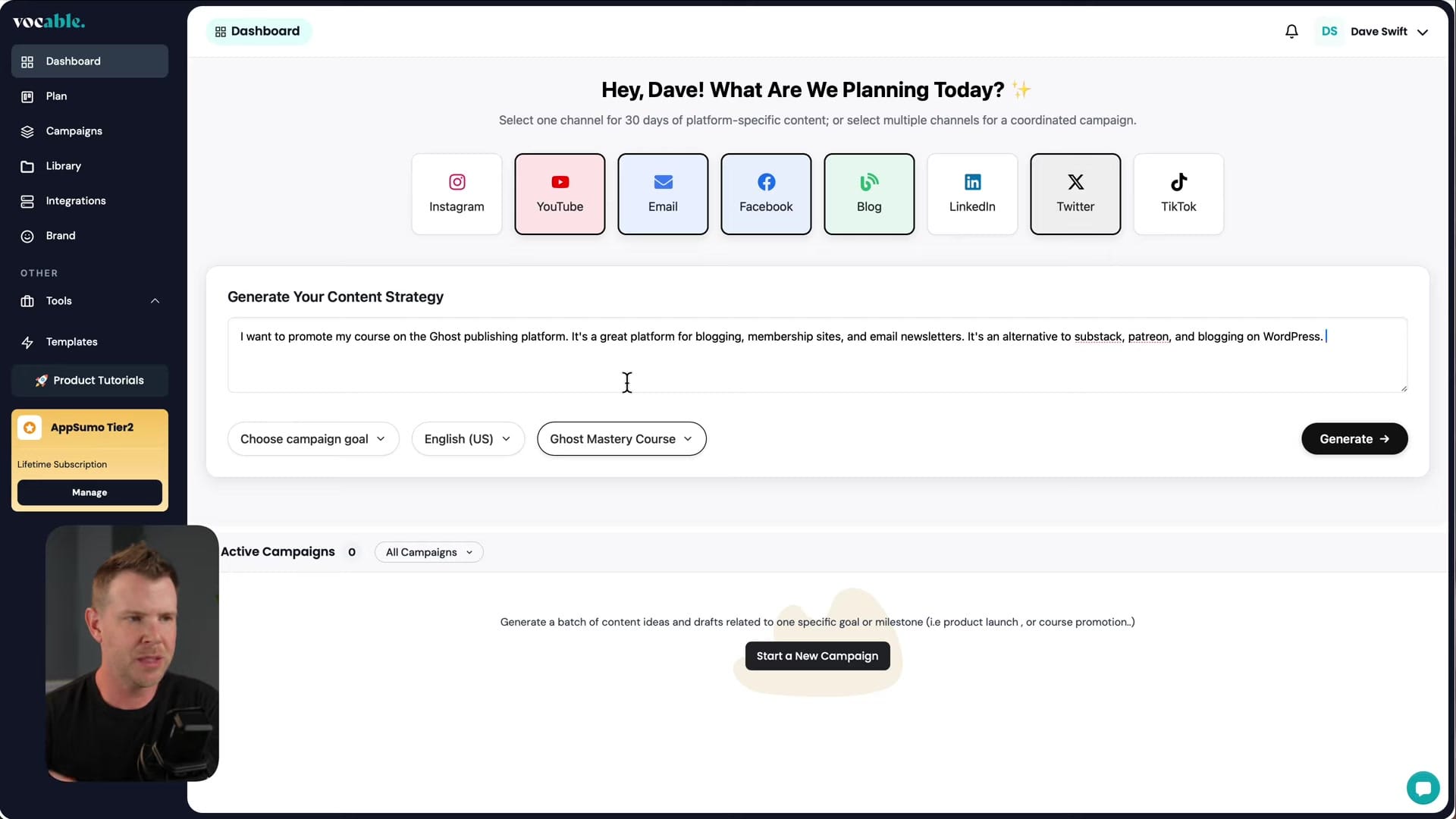 Screenshot: Creating Content Strategy