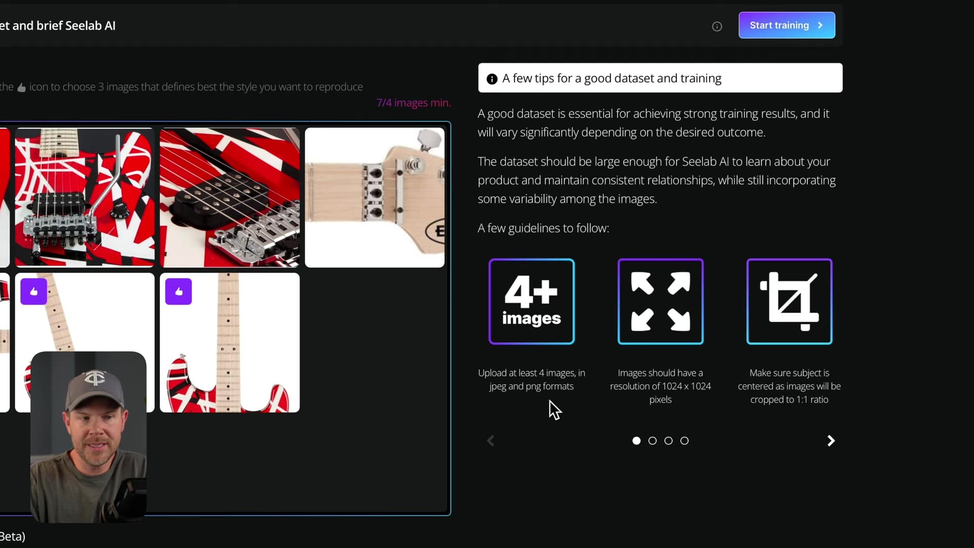 Screenshot: Custom Model Creation