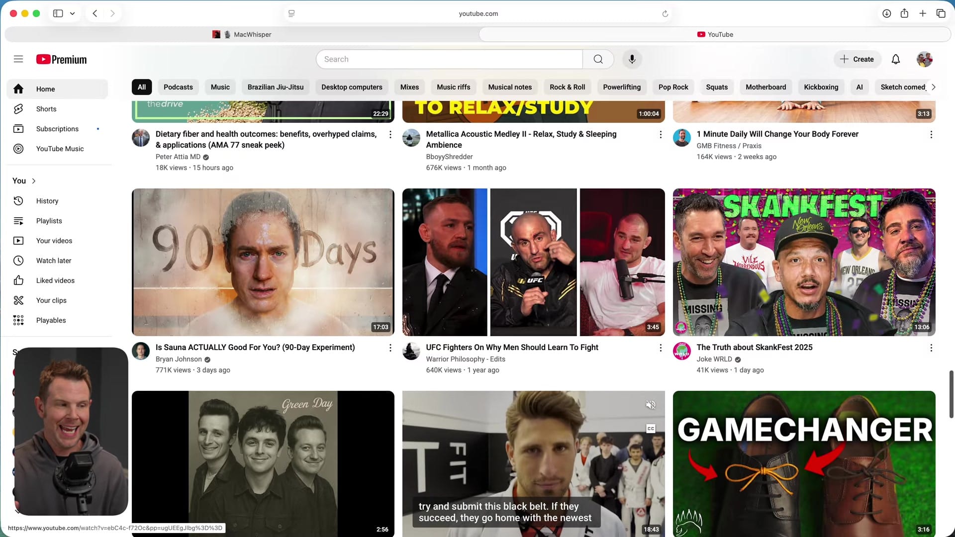 Screenshot: Transcribing YouTube Videos