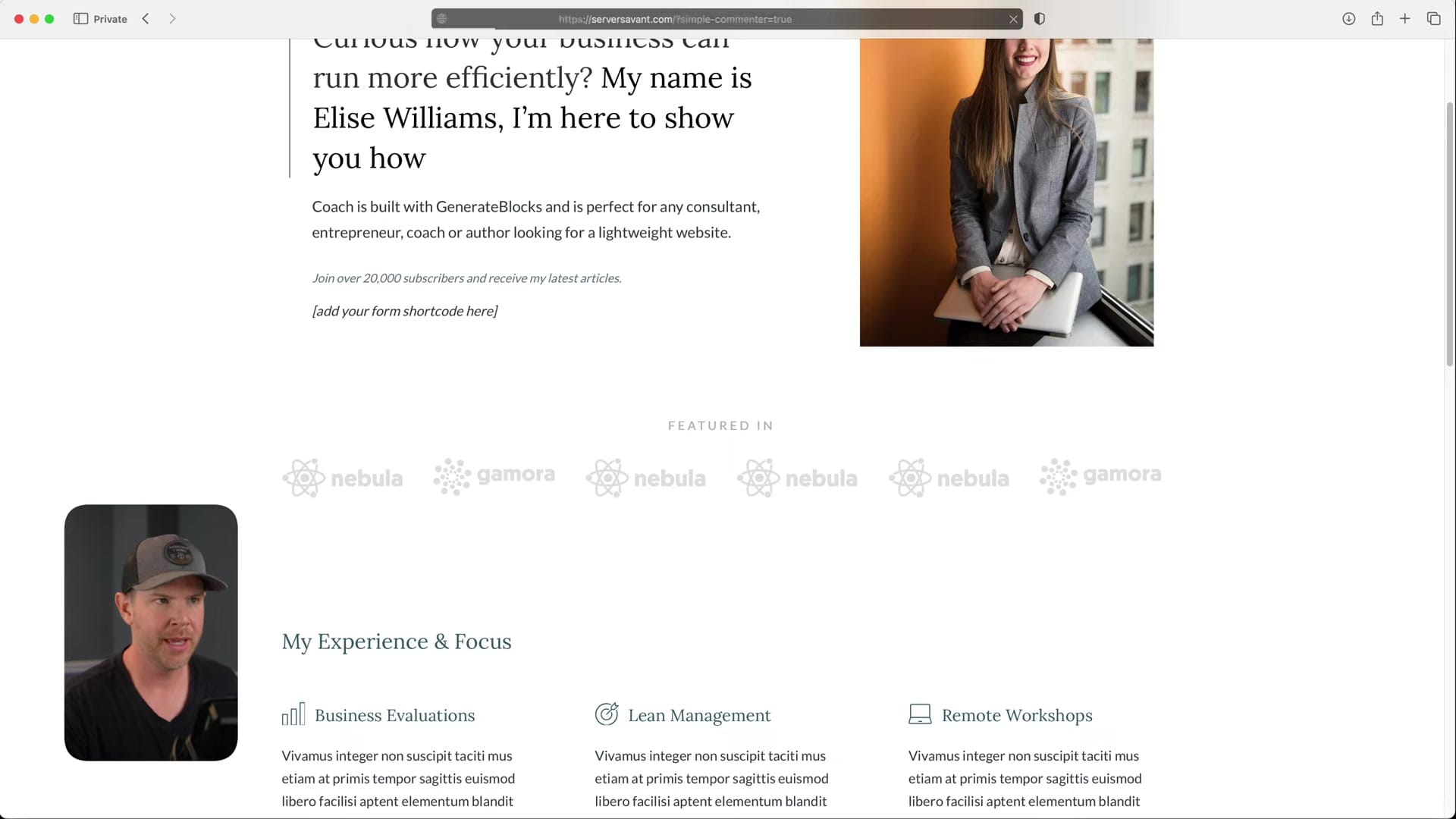 Screenshot: Query String Access