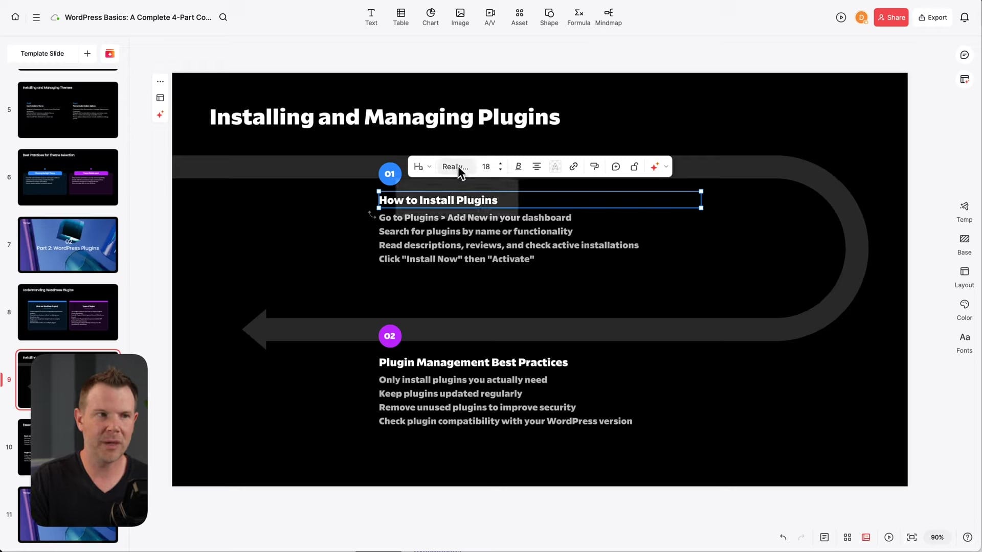 Screenshot: Material Library Overview