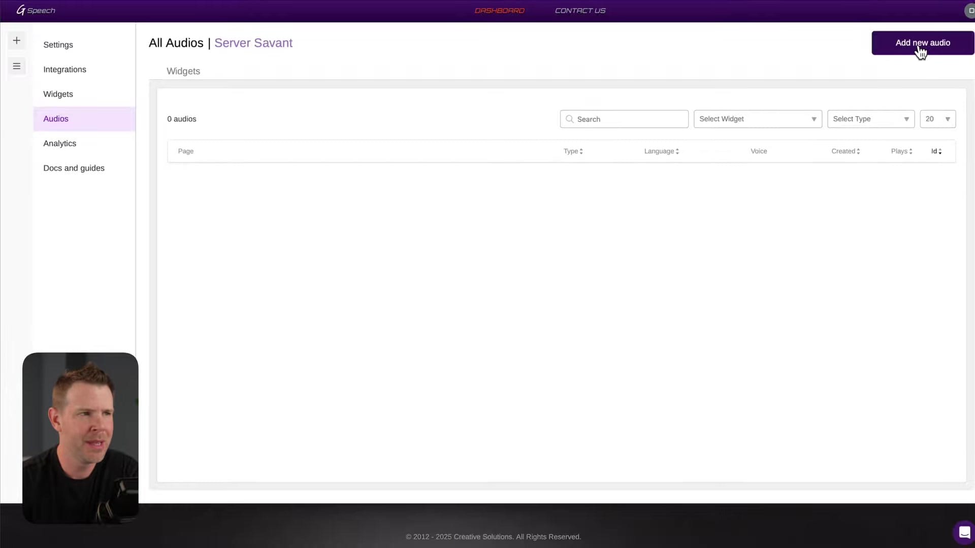 Screenshot: Load Time Issues