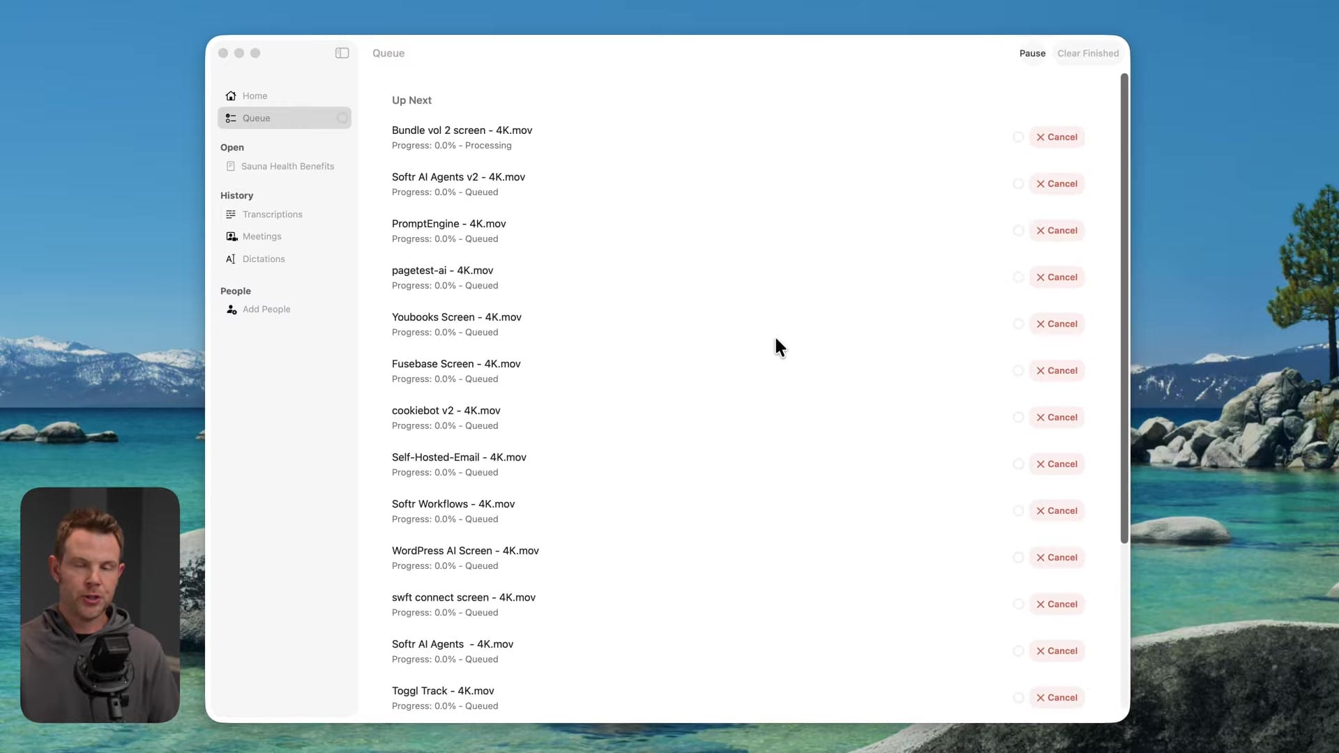 Screenshot: Batch Export Feature