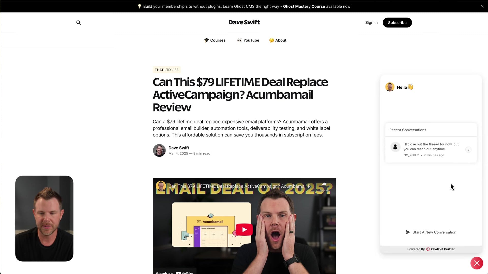 Screenshot: Customizing Chatbot Appearance
