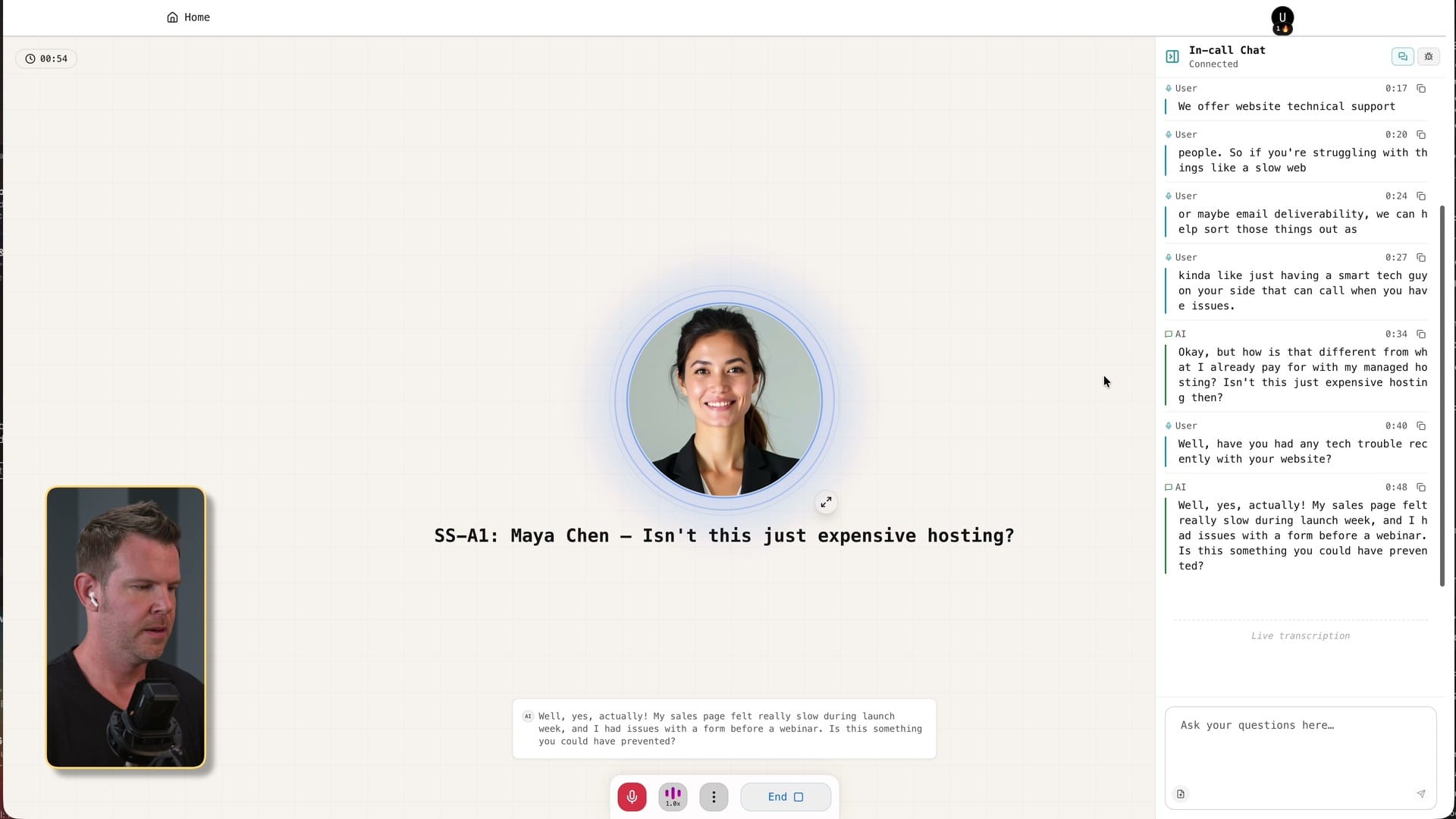 Live sales roleplay and the scorecard