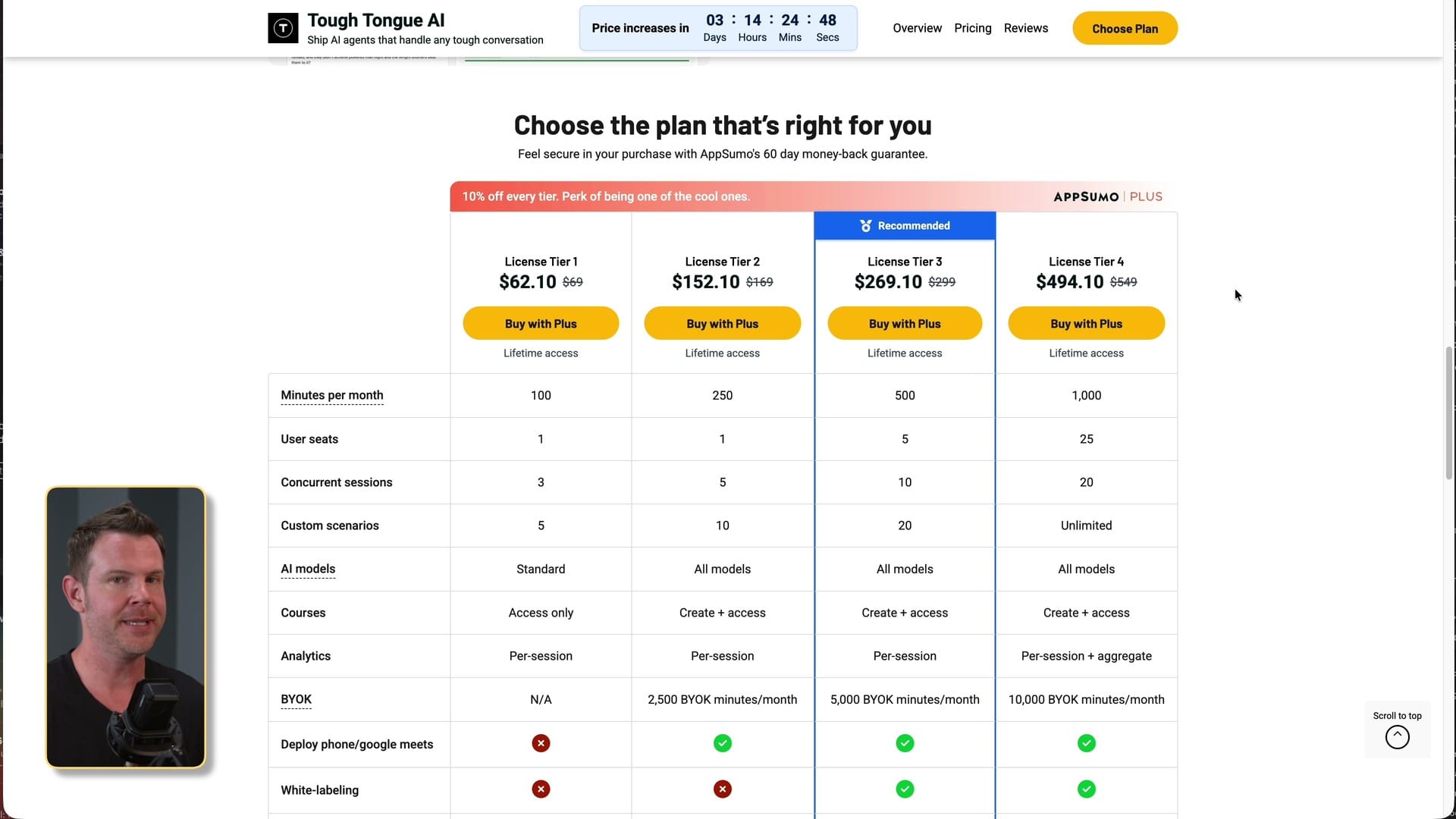 Courses, Truely, and higher-tier agents
