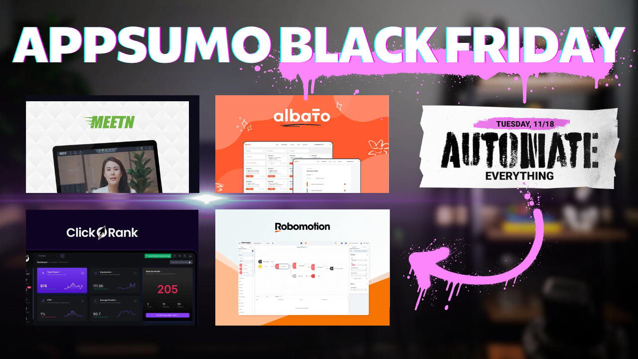 AppSumo Black Friday Drop 2: Zapier Alternatives + AI SEO That Works