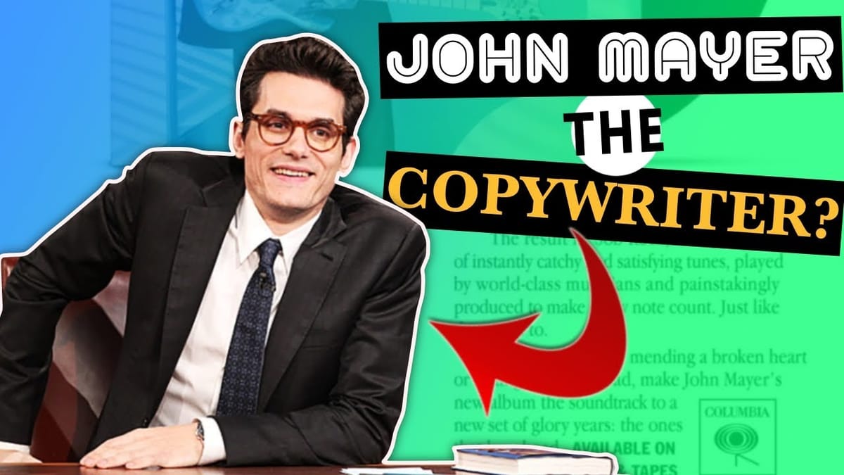 AIDA Copywriting Framework: John Mayer Ad Breakdown