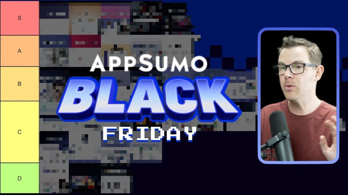 AppSumo Black Friday 2023 Tier List: Every Deal Ranked