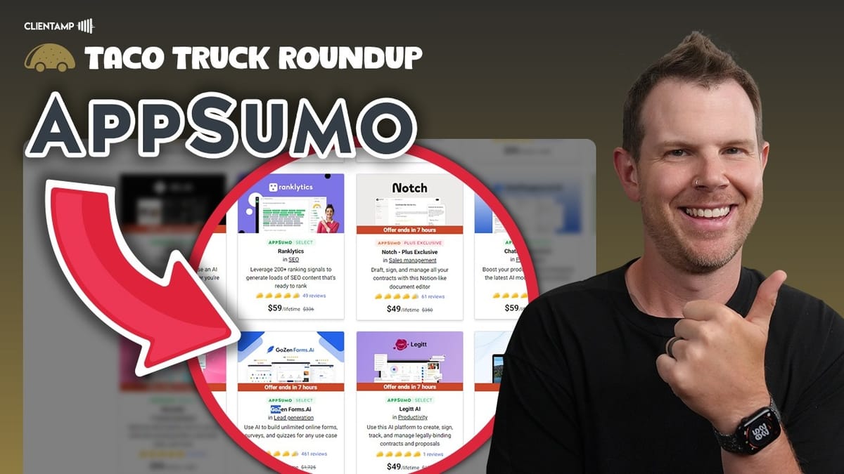 Best AppSumo Deals Sept 2024: Legitt, GoZen Forms, Ranklytics & Notch