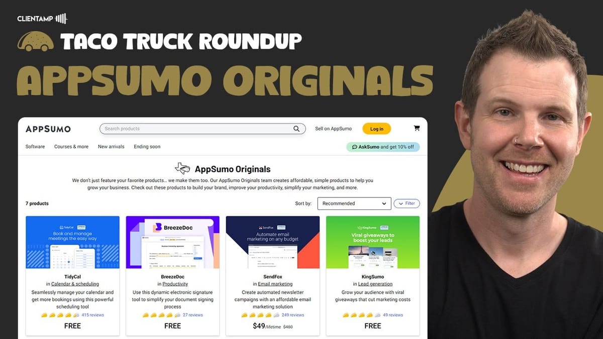 AppSumo Originals Roundup: TidyCal, SendFox, KingSumo & BreezeDoc
