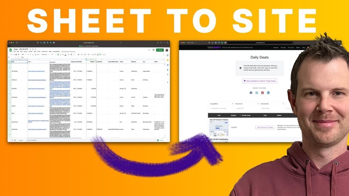 How to Build a Deals Page with Google Sheets & NinjaTables