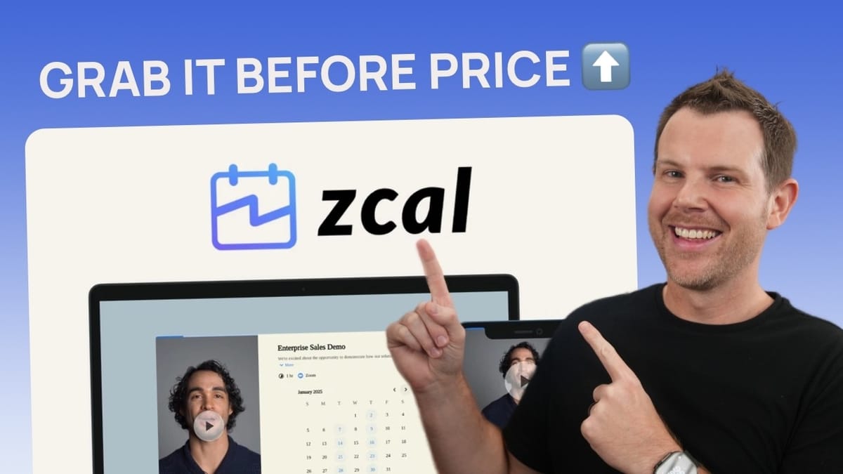 ZCal Review: A Calendly Alternative for Just $49 Lifetime