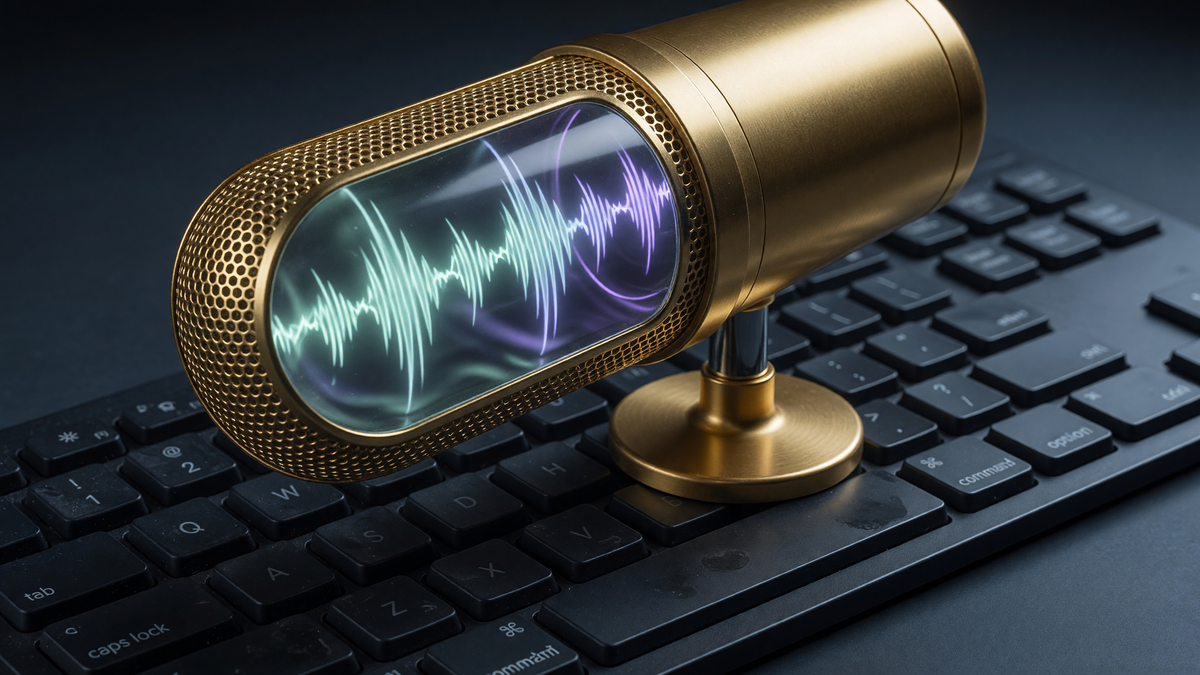 Stop typing and dictate — keyboard to microphone