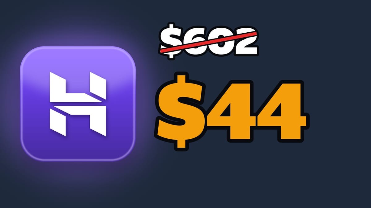Hostinger Bundle: $44 for a year, normally $602
