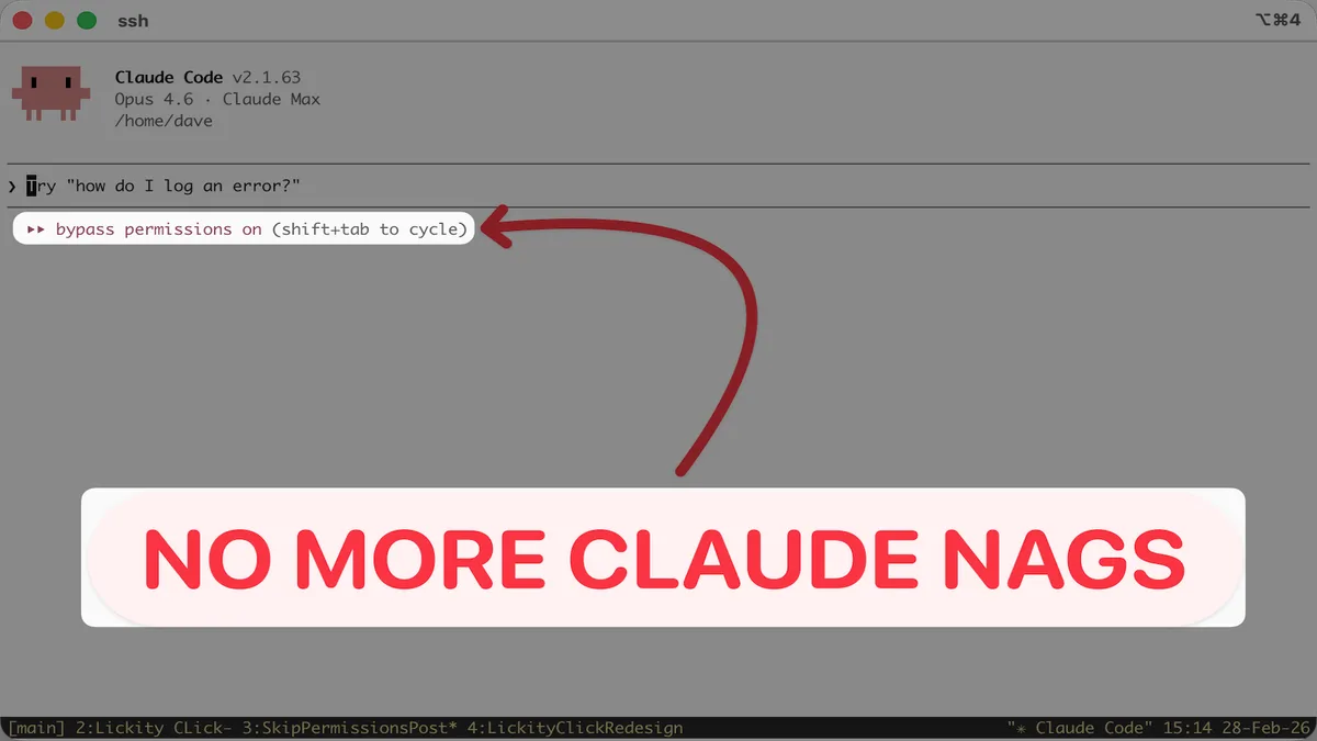 Run Claude Code Without Permission Prompts (2026 Guide)