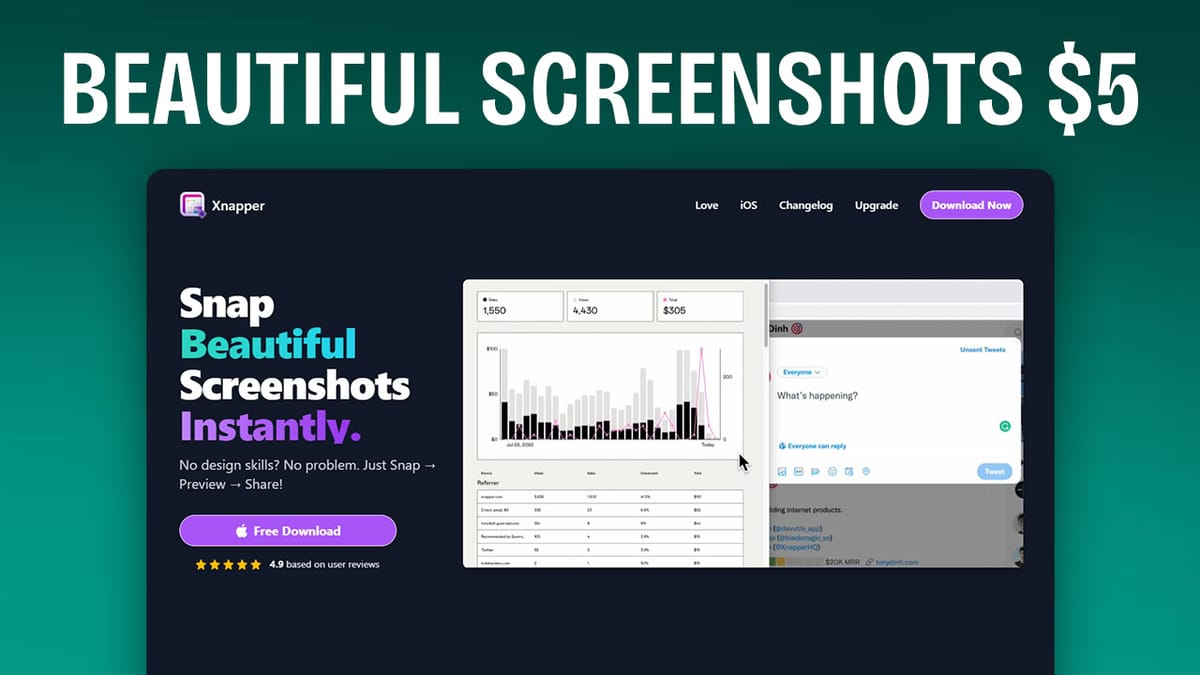 $5 LTD: AppSumo's Xnapper Screenshot Deal is π₯