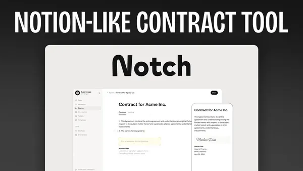 Notch Review: Google Docs Meets Notion Meets DocuSign